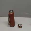 Stainless Steel Thermo Slim Water Bottles Insulated Vacuum 400ml/13.5oz Water Flask Thermal Water Bottles Thermo for Hot and Cold Drinks Coffee Water Perfect for Purse or Kids Lunch Bag(Retro Red)