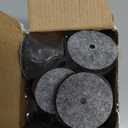 32 Pcs Chair Leg Floor Protectors - Silicone Felt Pads, Scratch-Proof & Noise-Free, Easy Smooth Moving, Large Size (Fits Round Chair Legs: 1-5/16" to 2" Diameter)