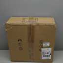 18" Semi Flush Mount Ceiling Light with Fabric Lampshade Modern Drum Ceiling Lamp Gold Ceiling Light Fixture for Dining Room Kitchen Bedroom Living Room