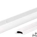 M-D Building Products 81935 36 in. White Aluminum L-Shape Commercial Screw-on Under Door Seal