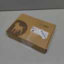 No Pull Dog Harness Adjustable Reflective Oxford Easy Control Medium Large Dog Harness with A Free Heavy Duty 5ft Dog Leash(Red, L)