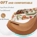 KuaiLu Womens Arch Support Flip Flops Ladies Comfort Lightweight Soft Yoga Mat Cushion Walking Thong Sandals (7.5, Beige Khaki)