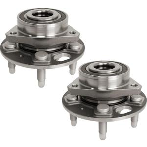 ECCPP 513288 2PCS Front/Rear Wheel Hub Bearing Assembly 5 Lugs w/ABS for 2010-2016 for Cadillac XTS ONLY Front, CTS, for Buick Allure, Regal, Lacrosse, for Chevy Malibu, Impala, Equinox