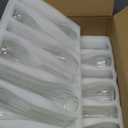 Glass Bud Vases for Centerpiece,12 Pcs Small Clear Ribbed Flower Vases for Weddings, Parties, Home Decor (8.5" Tall, Bulk Set) - Minimalist Table Vase for Roses, Pampas Grass, DIY Arrangements