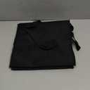 34-Inch Mahjong Mat Bag, Heavy-Duty Black Canvas Carrying Bag with Center Dual Handles & Smooth Zipper, Fits Mahjong Mat, Racks & Tiles, All-in-One Travel Storage Bag