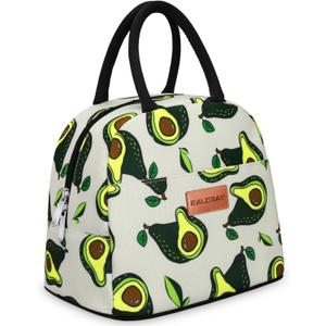 BALORAY Lunch Bag for Women Men Insulated Lunch Box for Adult Reusable Lunch Tote Bag for Work, Picnic or Travel (Avocado)