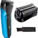 21B Series 3 Replacement Head for Braun Electric Shaver, S3 Wet and Dry Replacement Head Compatible with Braun Series 3 Foil and Cutter 300s, 310s, 3010BT (1 Count)