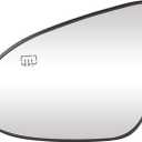 Left Driver Side Heated Mirror for Toyota Corolla 2014 2015 2016 2017 2018 2019, Replace for FR3Z17K707T, Exterior Mirror Glass