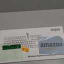 Wireless Keyboard and Mouse Combo, Full Size Silent Ergonomic Keyboard and Mouse, Long Battery Life, Optical Mouse, 2.4G Lag-Free Cordless Mice Keyboard for Computer, Mac, Laptop, PC, Windows (Black)