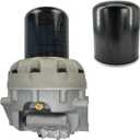 4324711010 Air Dryer System Saver 1200 Plus with Desiccant Cartridge Kit Fit for Wabco Freightliner Kenworth Mack Meritor Navistar Peterbilt Volvo Trucks