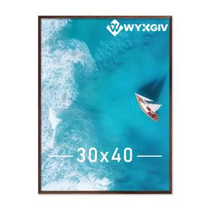 Wyxgiv Brown 30x40 Picture Frame Lightweight yet Durable Frame Wall Hanging