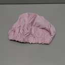 Reusable Shower Cap for Women, Large Waterproof Shower Essentials Bonnet Washable Elastic Band Bath Hair Wrap Hat for Long Hair, Braids(Purple)