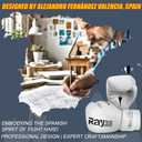 Boxing Gloves for Men & Women Pro Training | Wrist Protection 15 Hook & Loop | Triple Latex Padding | PU Leather for Muay Thai MMA Kickboxing Sparring|Sizes 10-16 oz (White)