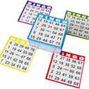 SEETOOOGAMES Bingo Paper Game Cards - 1 Card - 100 Books of 5 Sheets