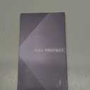 DEERLAMN Case for iPhone 15 Pro Max with Slide Camera Cover+Screen Protector(1 Pack), Rotated Ring Kickstand Military Grade Shockproof Protective Cover 6.7 Inch-Light Blue