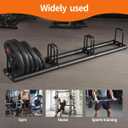 1PC Weight Plate Rack for Home Gym - Weights Rack for Plates Use Singly or Combine Multiple Units | Olympic Weight Plate Rack Up to 660 LBS - New Model Bumper Plate Rack for Easy Plate Changes