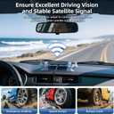 for Starlink Mini Car Mount for Dashboard, for Starlink Mini Suction Cup Mount for Dashboard & windshield, Secure Mounting Kit for Most Vehicles and Ensures Stable Driving and Satellite Signal