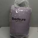 Bedsure Oversized Queen Comforter Set, Grayish Purple Soft Prewashed Bedding for All Seasons, 3 Pieces GentleSoft Bed Set, 1 Lightweight Comforter (98"x98") and 2 Pillowcases (20"x26")