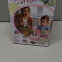 Fabric Flower Bouquets Toys,Arts & Crafts for 4 5 6 7 9 Year Toddler Girl, DIY Craft Kits Toys for Kids - Flowers Market Toy, Build Your Flower Bouquet, , Educational Activity Preschool B-Day Gift (red)