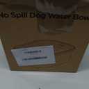 AONKEY 3L Dog Water Bowl No Spill, 101oz Large Spill Proof Dog Bowl Reduce Refill, Anti Splash No Mess Dispenser Dripless Slow Drinking Water Bowl for Sloppy Messy Drinkers (Gray)