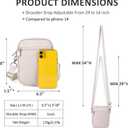 COVAX Small Crossbody Bag Purse for Women, Trendy Fleece Shoulder Handbags, Cell Phone Crossbody Bags with Credit Card Slots | Purse, Trendy