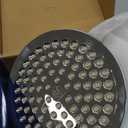 High Pressure Shower Head - Anti-Clogging Silicone Nozzles - 2.5 GPM Removable Restrictor - Easy to Clean Adjustable Replacement - easy to install with Plumbers Tape - 6 inch - Classic Chrome Finish