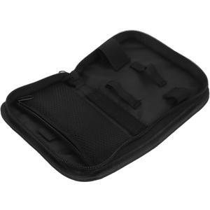 ERINGOGO Portable Black Organizer Bag Shockproof Travel Case for Blood Supplies Lightweight Medical Storage Pouch for Go Monitoring