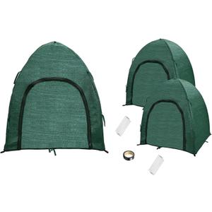 Winter Plant Covers for Snow and Ice Protection Shrub Cover Freeze Protection Plant Tent Protect Outdoor Plant and Potted Plant from Snow Frost Sun and Animal with Zipper Door 36*36*40 (2Packs)