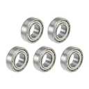 uxcell 688ZZ Deep Groove Ball Bearings Z2 8mm X 16mm X 5mm Double Shielded Carbon Steel 5pcs