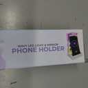 Wavy LED Light & Mirror Phone Holder