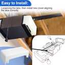 Garage Door Opener Light Lens Cover 108D34 for Chamberlain LiftMaster Garage Door Openers, Garage Door Opener Parts Replacement Lens Cover Replace Models 1050 1150 1250 1265 1060 1160 1260 etc - 1Pack