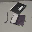 Defencase for Galaxy S24 Magnetic Wallet Case Compatible with Magsafe with RFID Blocking Zipper & Card Holder for Women Men, PU Leather Detachable Phone Case for Samsung Galaxy S24 5G 6.2", Purple