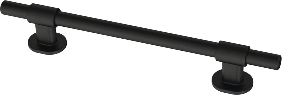 Franklin Brass Adjusta-Pull Francisco (5-Pack) Adjustable Drawer Pulls/Cabinet Handles 1-3/8" to 6-5/16" Hole Center Matte Black Hardware Kitchen Door, Drawers, Dressers, Furniture P44365-FB-B