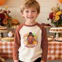 Thanksgiving Shirts for Kids Boys Girls Toddler Funny Turkey Pumpkin Graphic T-Shirt Clothes Tops Tee 2T-8Y