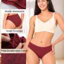 BAMBOO COOL Women's Cool Bikini Briefs for Women Lightweight Panties Stretchy Soft Breathable Underwear 5-pack (M)