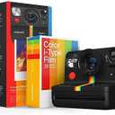 Polaroid Now+ Generation 2 - Camera + Film Bundle (16 Photos Included) - Black - Bluetooth Connected App Controlled Instant Film Camera-6250