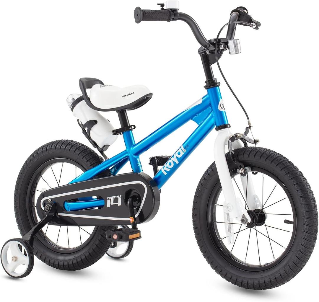 RoyalBaby Kids Bike Freestyle Classic 12 14 16 18 Inch Children Bicycle for Ages 3-10 Years Toddler to Big Kids