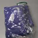 JSD Gradient Blue Moon Stars Kids Sheet Set Twin Size, 3 Piece Space Theme Microfiber Sheets Deep Pocket