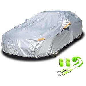 Kayme 6 Layers Car Cover Waterproof All Weather for Automobiles, Outdoor Full Cover Rain