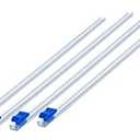 Plastic Wrap Cutter - 4 Sticks Self-Adhesive Fit 12" Roll Slide Cutter for Foil, Wax Paper, Parchment Paper - Replacement Fit Most Brands Wrap Dispenser