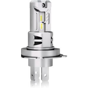 H4 Bulb, 1:1 Real Size 40000LM H4/9003/HB2 Light Bulbs, 1000% Super Bright 6500K Cool White with Fan, Fog Lights Bulb, Pack of 1