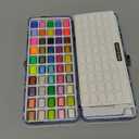 ARTISTRO 100 Ultimate Watercolors Paint Set  Vivid Colors in a Portable Box  Travel Watercolor Set with Complete Palette