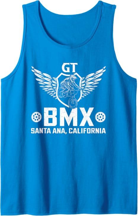 GT BMX Santa Ana, California Tank Top (Small, Sapphire Blue)