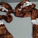 Janinka Large Football Bow for Wreath 23 x 33 Inches American Football Bow Tree Topper, Brown Satin Ribbon for Home Front Door Party Decor Supplies Outdoor Indoor Sport Game Decoration