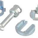 X AUTOHAUX Barrel Door Lock Cylinder Repair Kit for BMW X5 E53 2000-2006 for BMW X3 E83 2004-2010 51217019973 51218244049