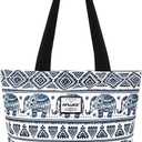 Tote Bag with Zipper for Women Inside Mesh Pocket Heavy Duty Casual Anti-water Cloth Travel Shoulder Handbag