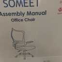 SOMEET Office Chair Ergonomic Desk Chair - Comfy Mesh High Back Office Chair with Lumbar Support Wheel Home Desk Office Chairs Flip up Armrest Executive Rolling Swivel Task Computer Chair Black Silver