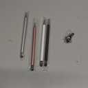 Bopomofo Stylus (5 Pcs), 2-in-1 Stylus Pen for Touch Screen, High Precision and Sensitivity, Suitable for iPhone/ipad/Android Tablets, Compatible with Touch Screens (Black/White/Blue/Rose Gold/Silver)