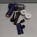 KMM Handheld Car Vacuum Cleaner, 9000Pa Vacuum Cleaner and Air Duster, 120W High Power Hand Held Vacuum with LED Light and Multi-Nozzles for Car, Home, Office, Pet (Blue)