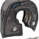 Carbon Fiber Turbo Blanket T4 Cover Turbocharger Heat Shield Cover Fastener Springs for T4